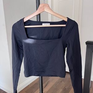 Babaton black blouse